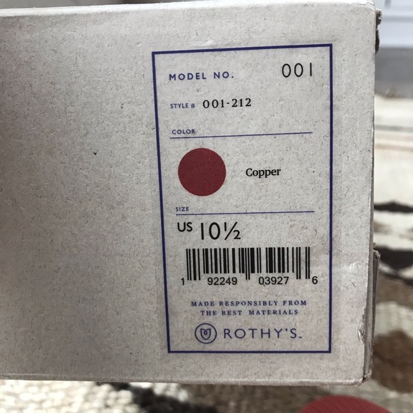 Rothy's | NIB Retired Copper Rounded Flats | 10.5 - Picture 8 of 8